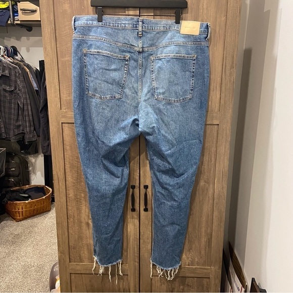 Everlane Size 35 High Rise The Cheeky Jean Lightwash - Picture 2 of 8